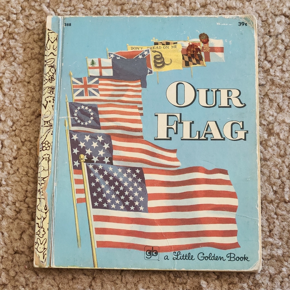 Little Golden Book Vintage Our Flag Book